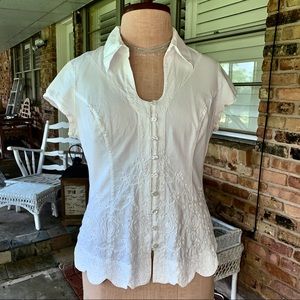 Western Style Embellished Top